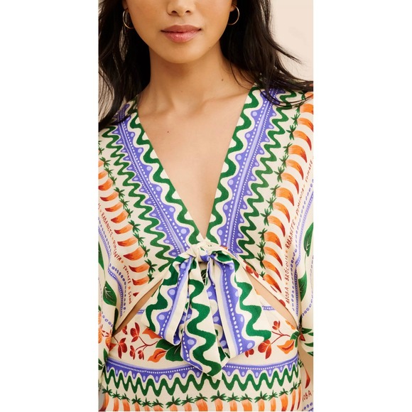 FARM Rio Multicolor Floral Maxi Dress - Picture 4 of 11